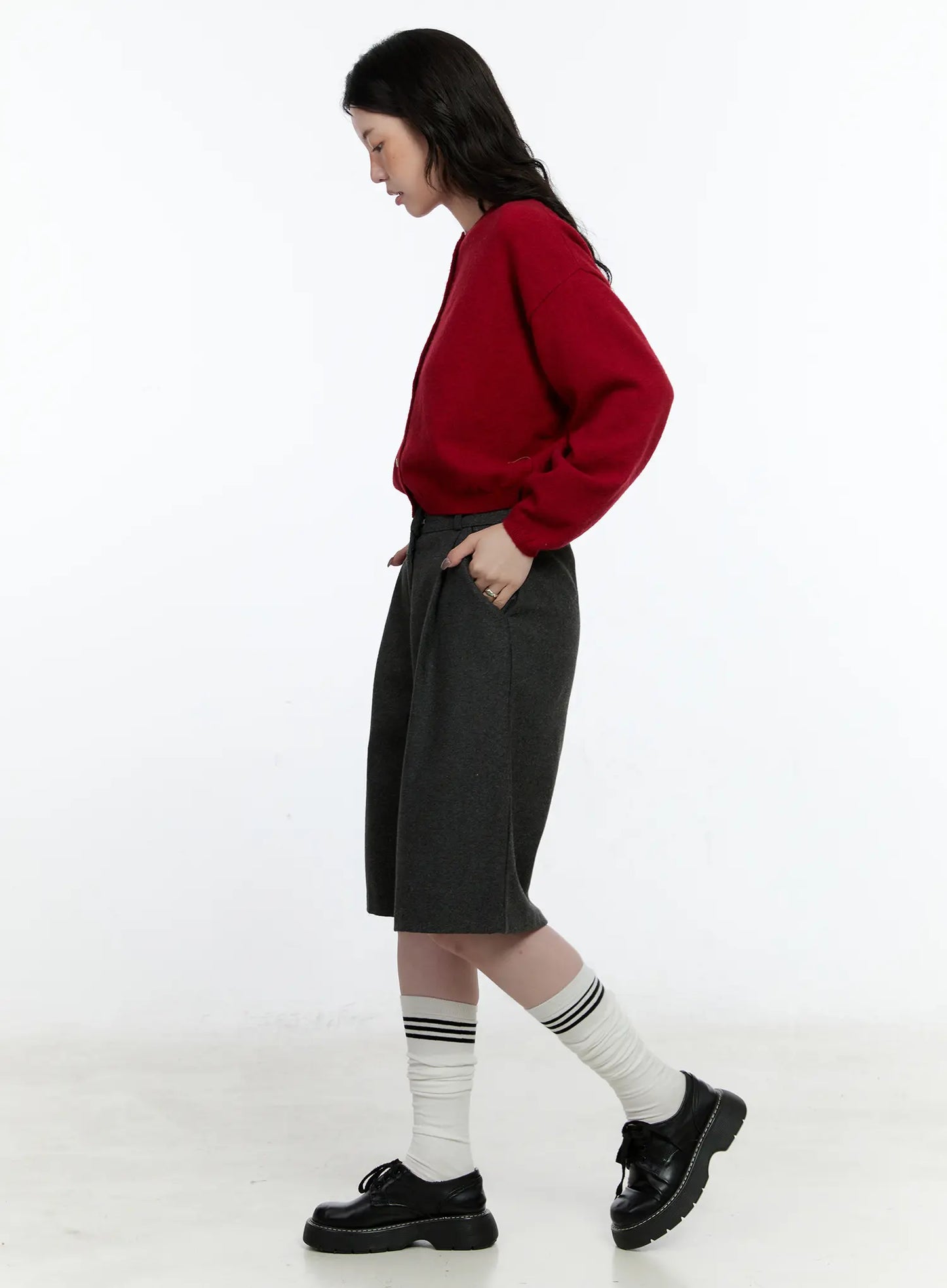 Classic Round Neck Cardigan CN517