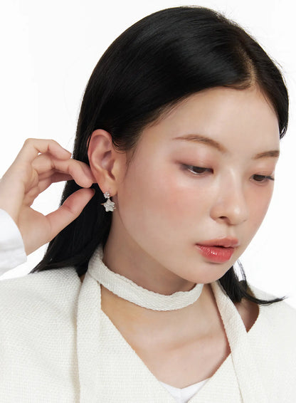 Asymmetric Star Earrings CJ523