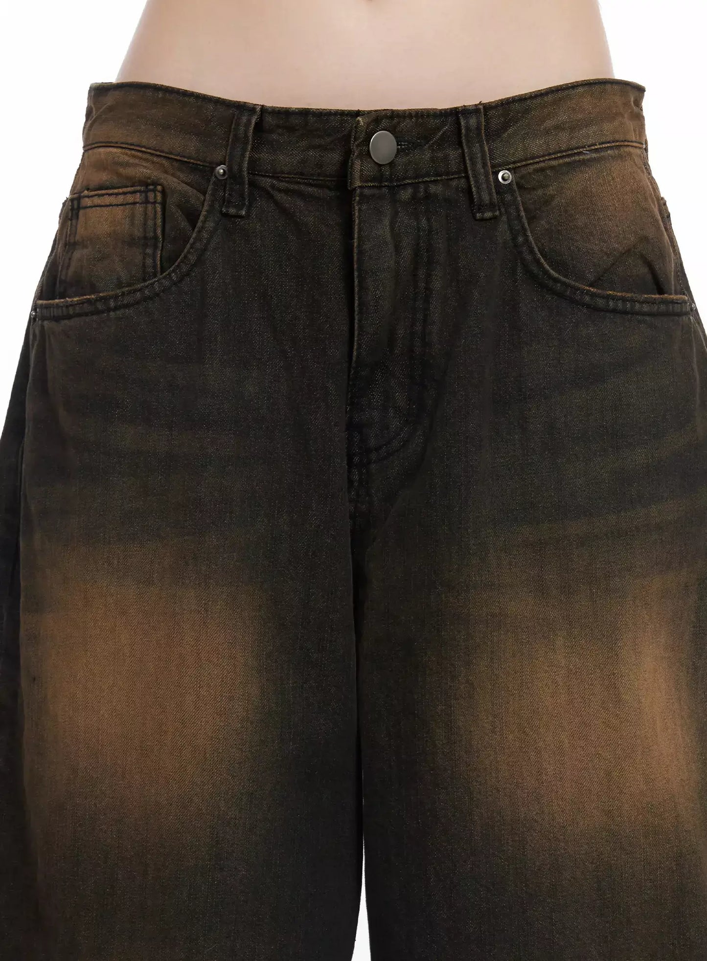 Alayna Vintage Wash Baggy Jeans IM502