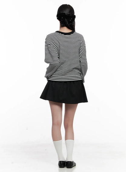 Chic Pleated Mini Skirt CO524