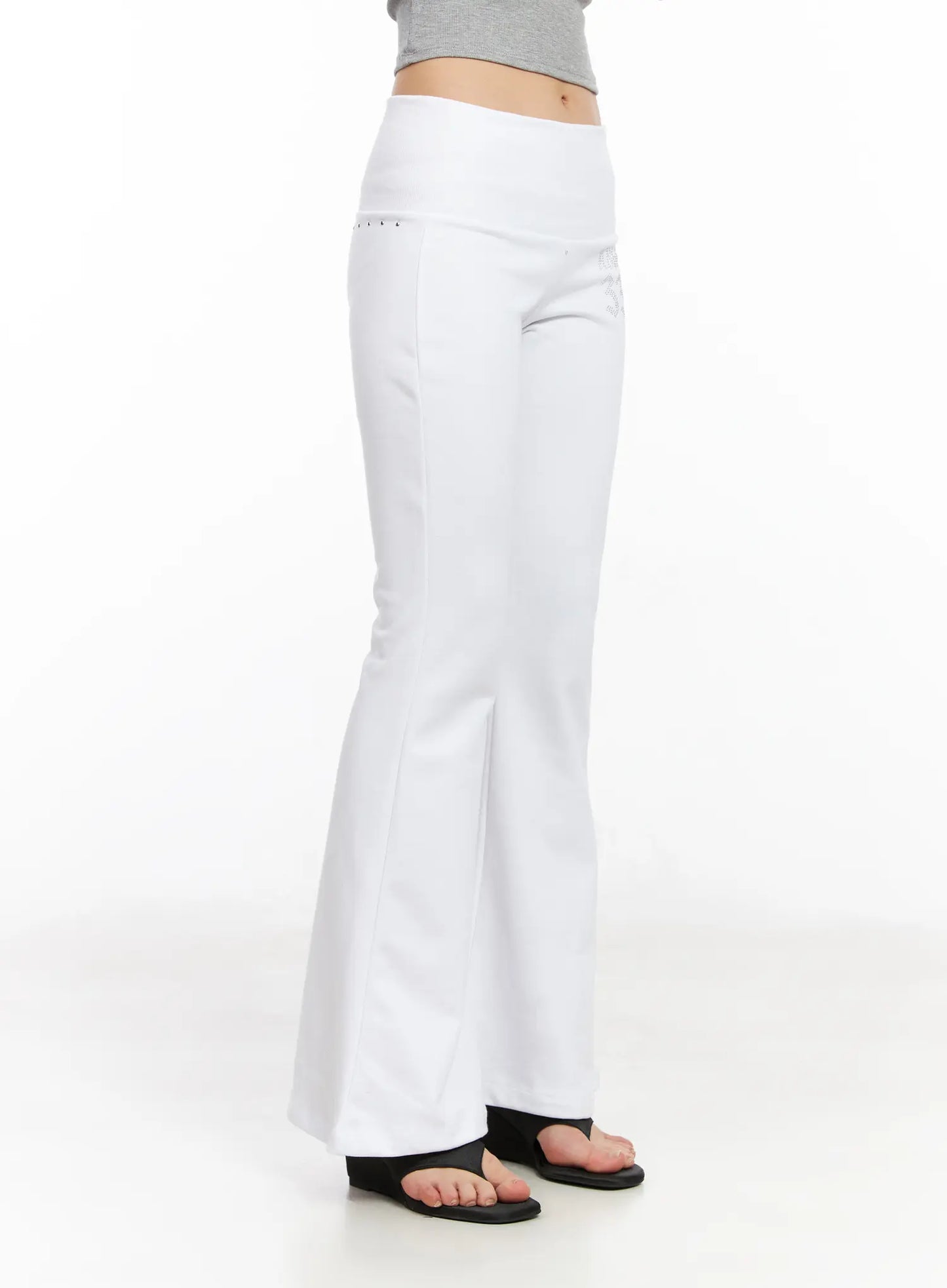 Angelic Studded Bootcut Leggings CM517