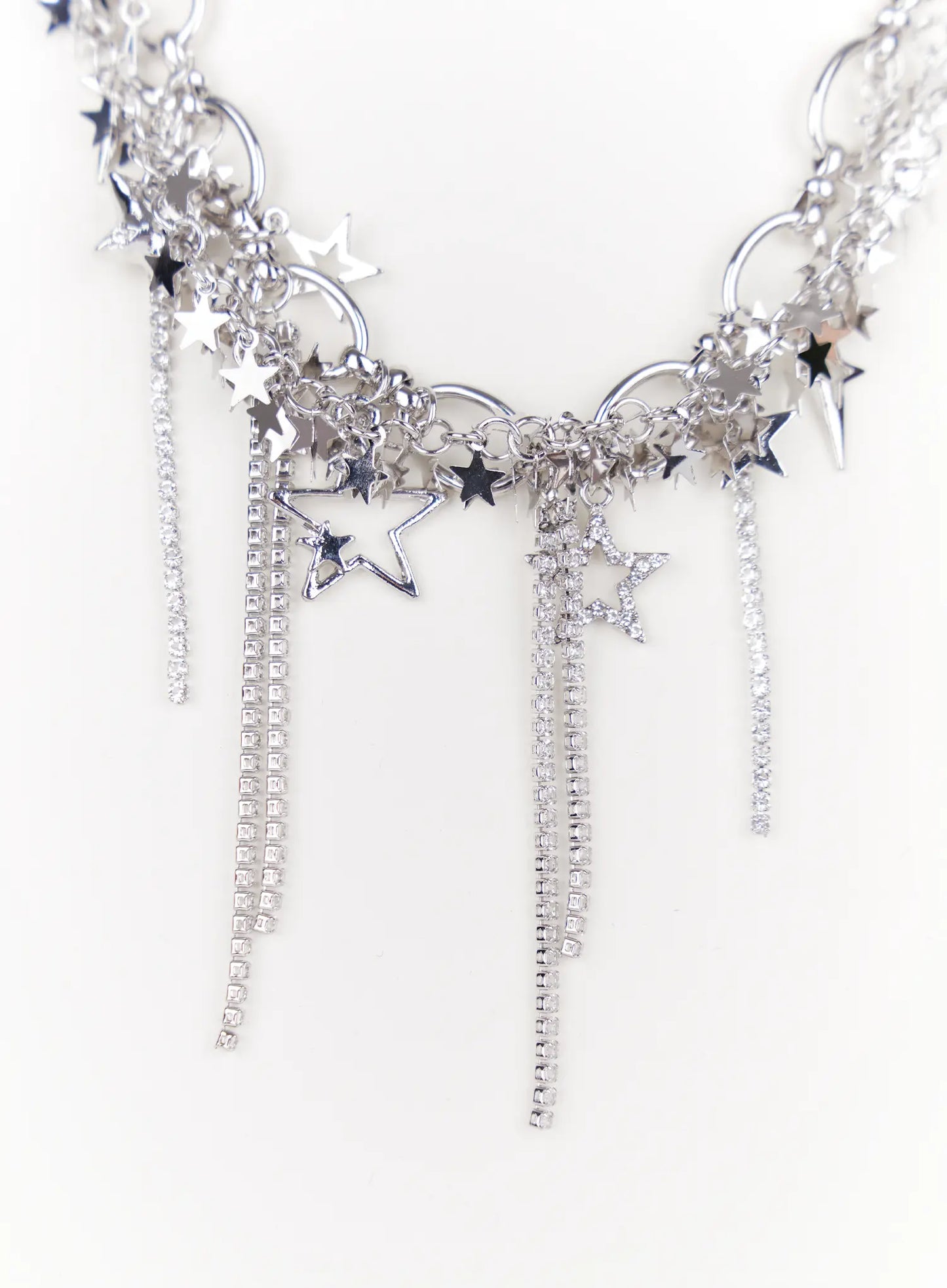 Chunky Starlit Chain Necklace IO527