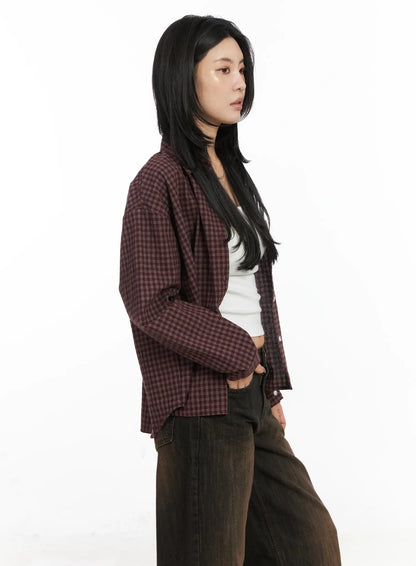 Classic Plaid Flannel Shirt CD502