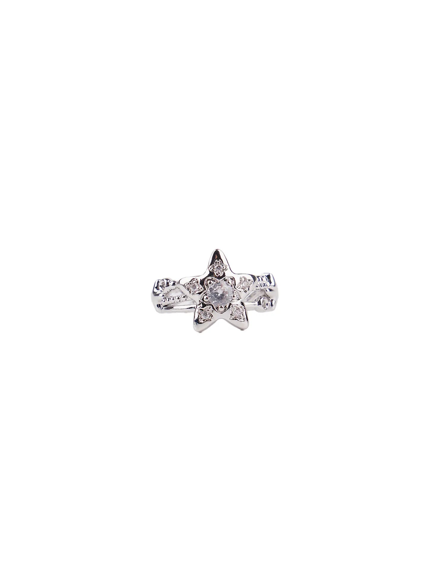 Bold Star Adjustable Ring CF525