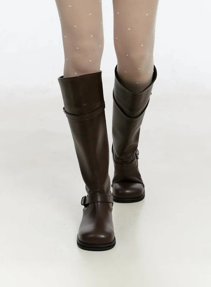 Buckled Long Boots IM509