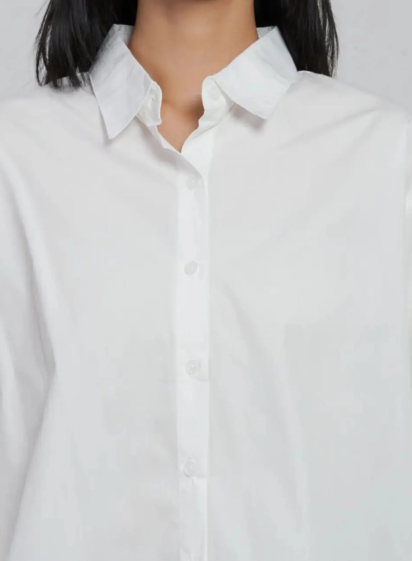 Basic Long Sleeve Button-Up Shirt ID516