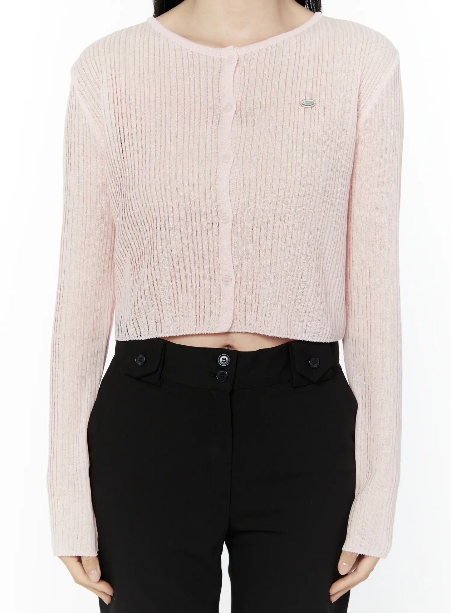 Basic Cropped Cardigan IU505