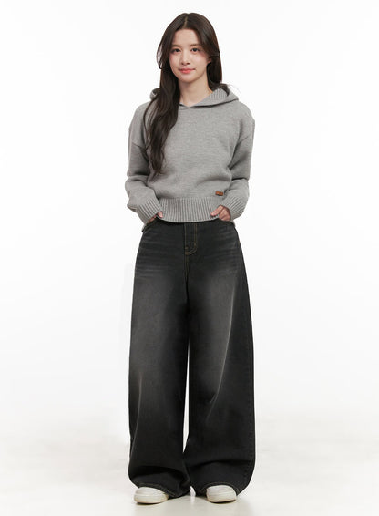 Christina Washed Baggy Jeans IJ510