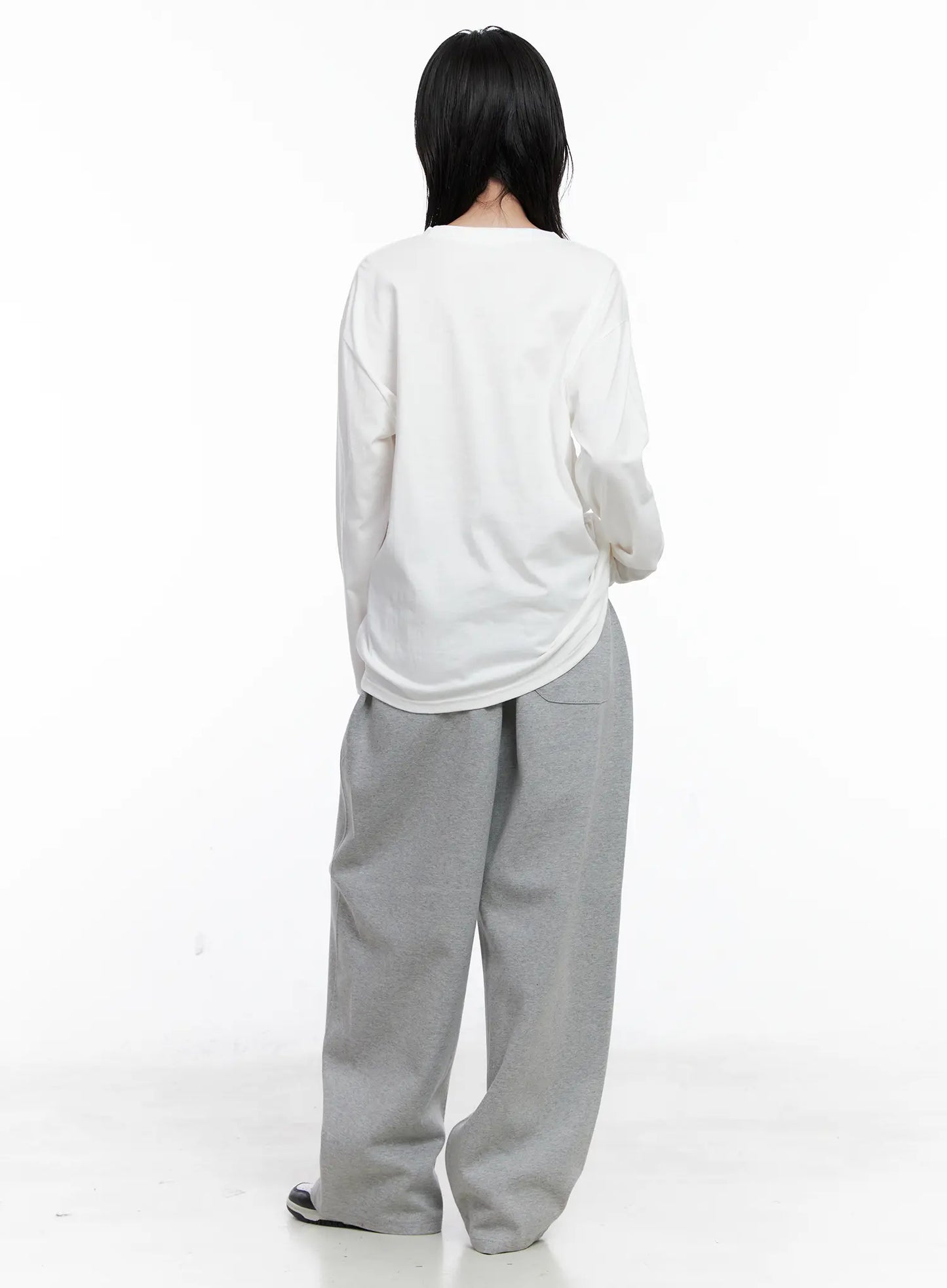 Basic Oversized Long Sleeve Tee CS529
