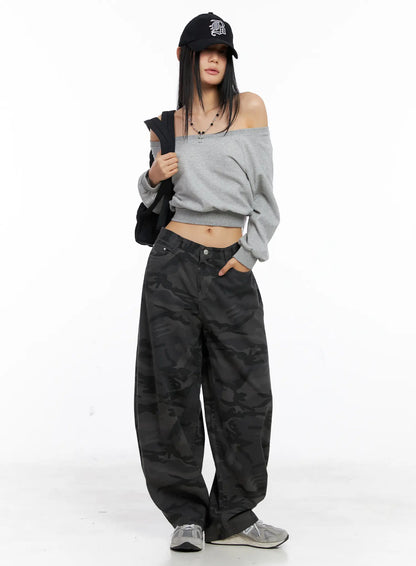 Casual Off-Shoulder Pullover CS511