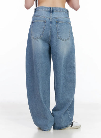 Ariyah High-Waist Baggy Jeans CM512