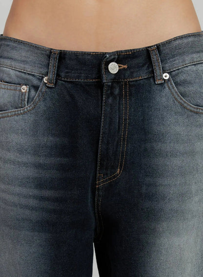Chaya Washed Wide Jeans IJ505