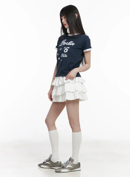 Berlin Track Ringer Tee CM524