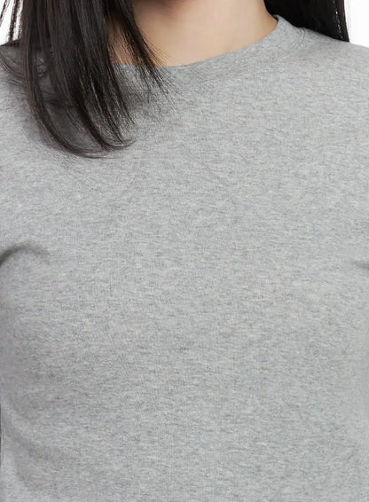 Basic Mid-Length Long Sleeve Top IF502
