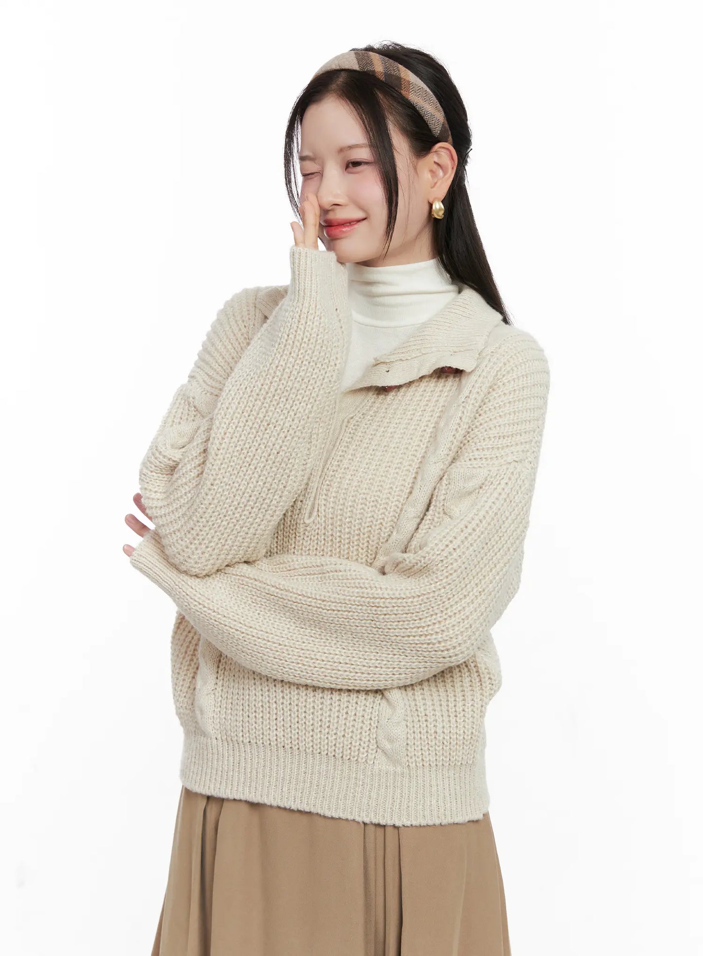 Chunky Knit Pullover CO531