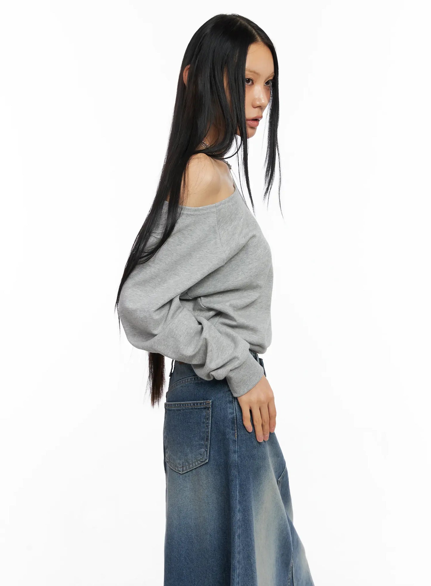 Casual Boat Neck Sweatshirt CO529