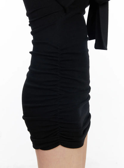 Chic Bow Tie Bodycon Dress CJ523