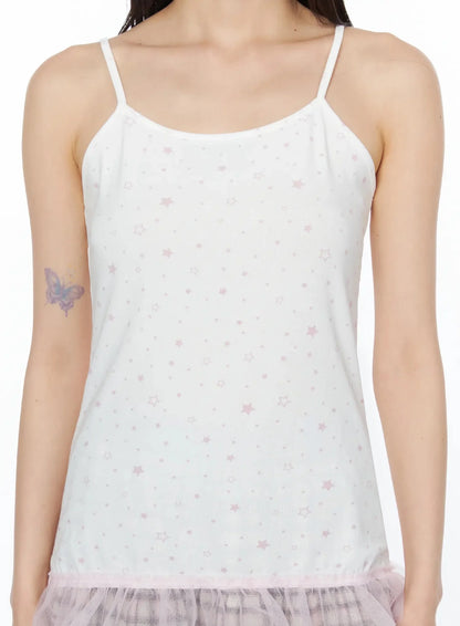 Chic Graphic Print Tank Top IY526