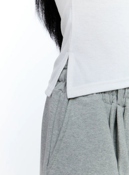 Asymmetric Off-Shoulder Tee CG501