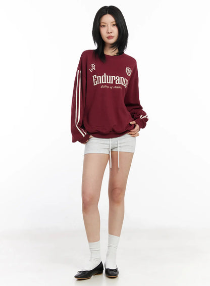 Athletic Graphic Sweatshirt CF526