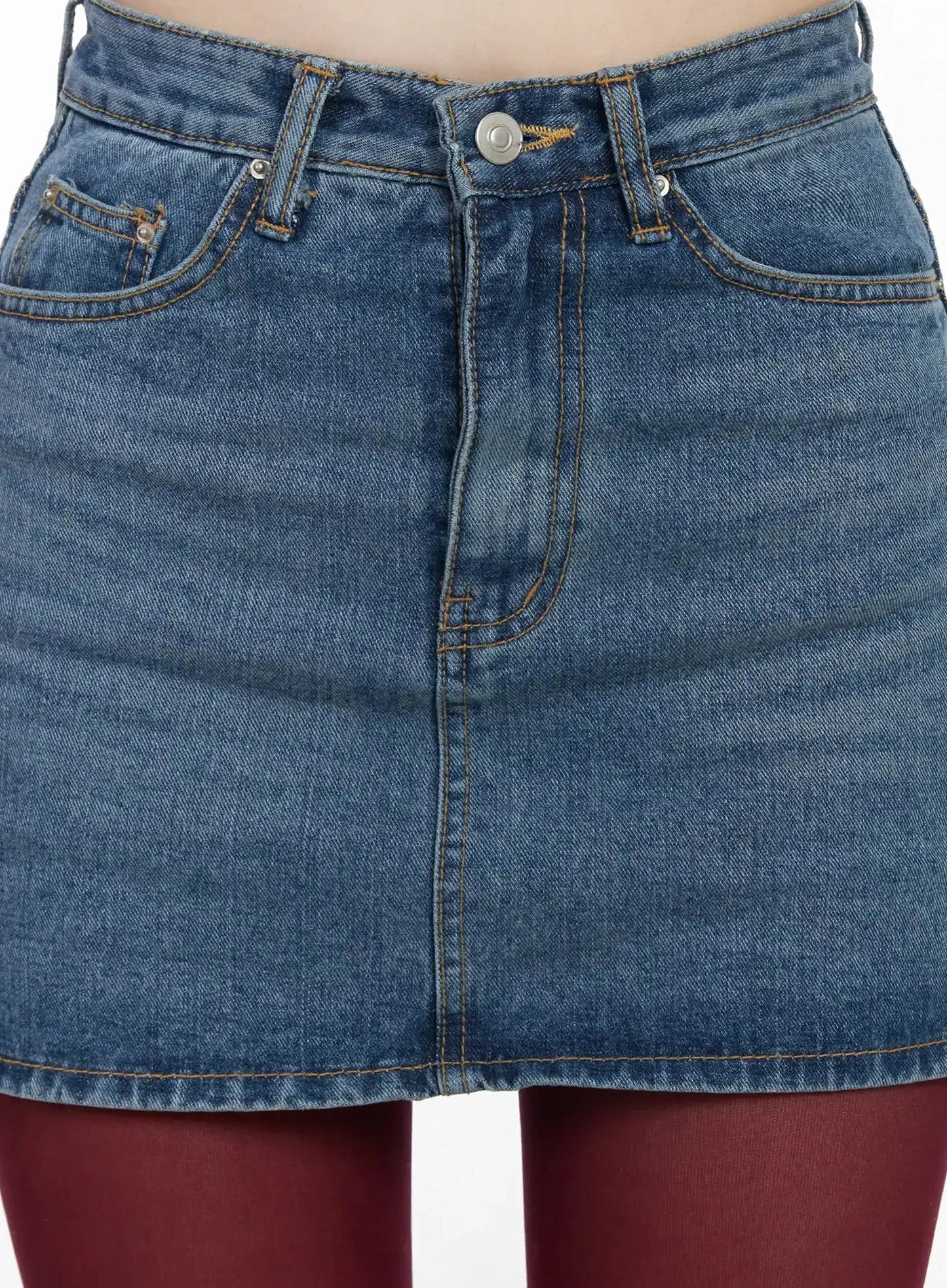 Casual Denim Mini Skirt IJ528