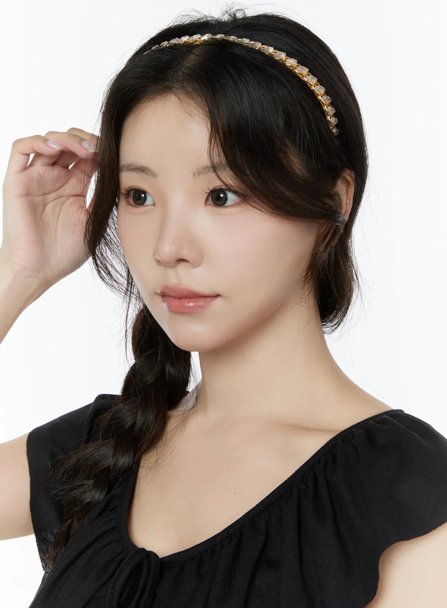 Beaded Chain Hairband IY511