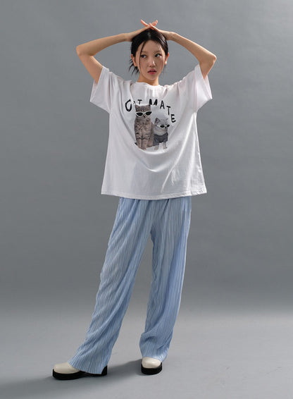 Cat Mate Graphic Tee CJ15