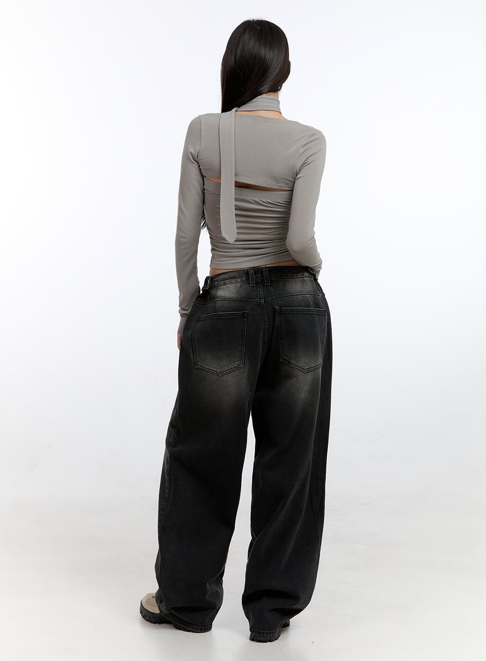 Chic One-Shoulder Top with Bolero CN401