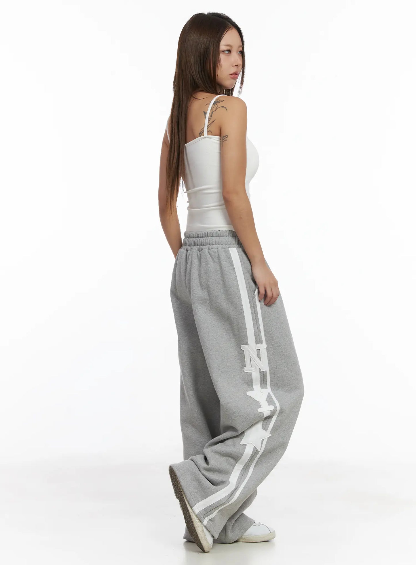 Basic Fleece Crop Tank Top CJ512