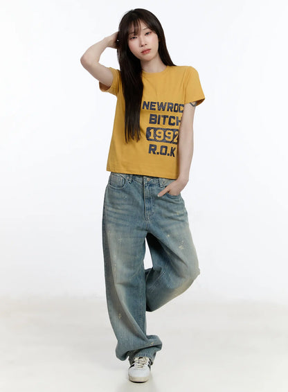 Adhara Vintage Baggy Jeans CA502