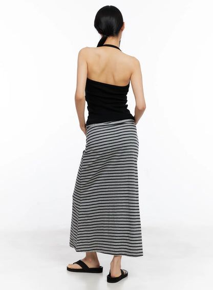 Buttoned Halter Tank CL530