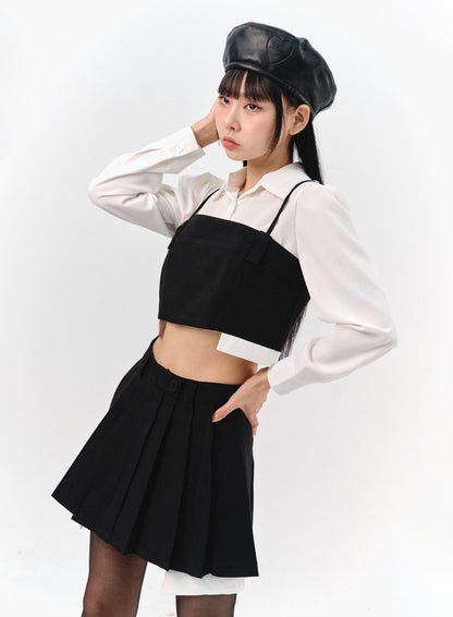 Bustier and Mini Skirt Set IS321