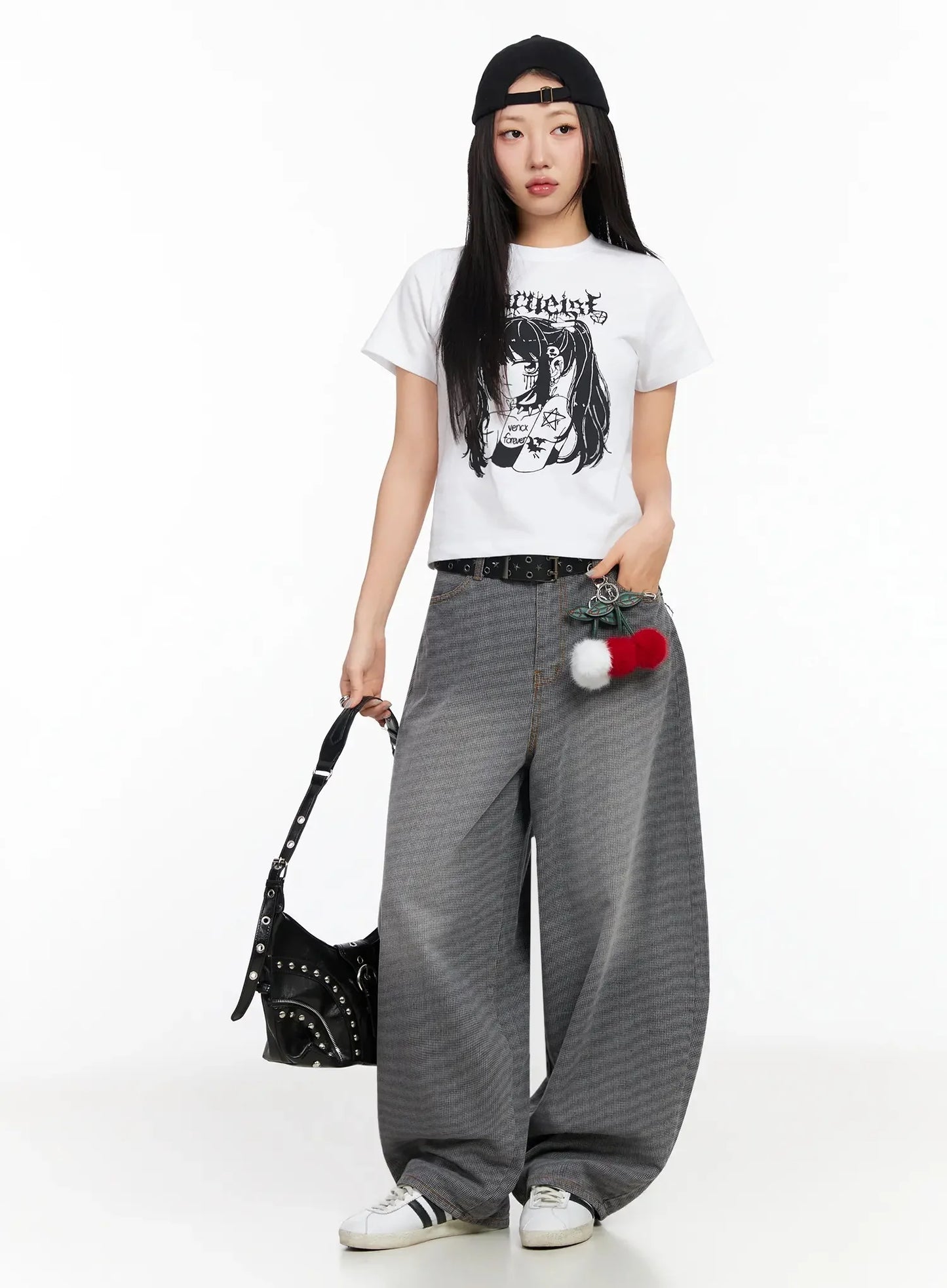 Anime Print Graphic T-Shirt CA513