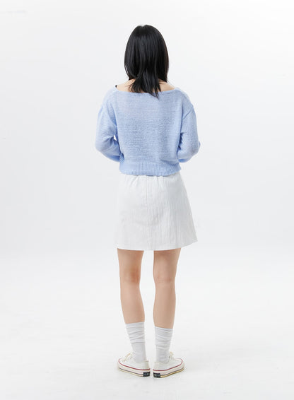 A-Line Basic Mini Skirt OL328