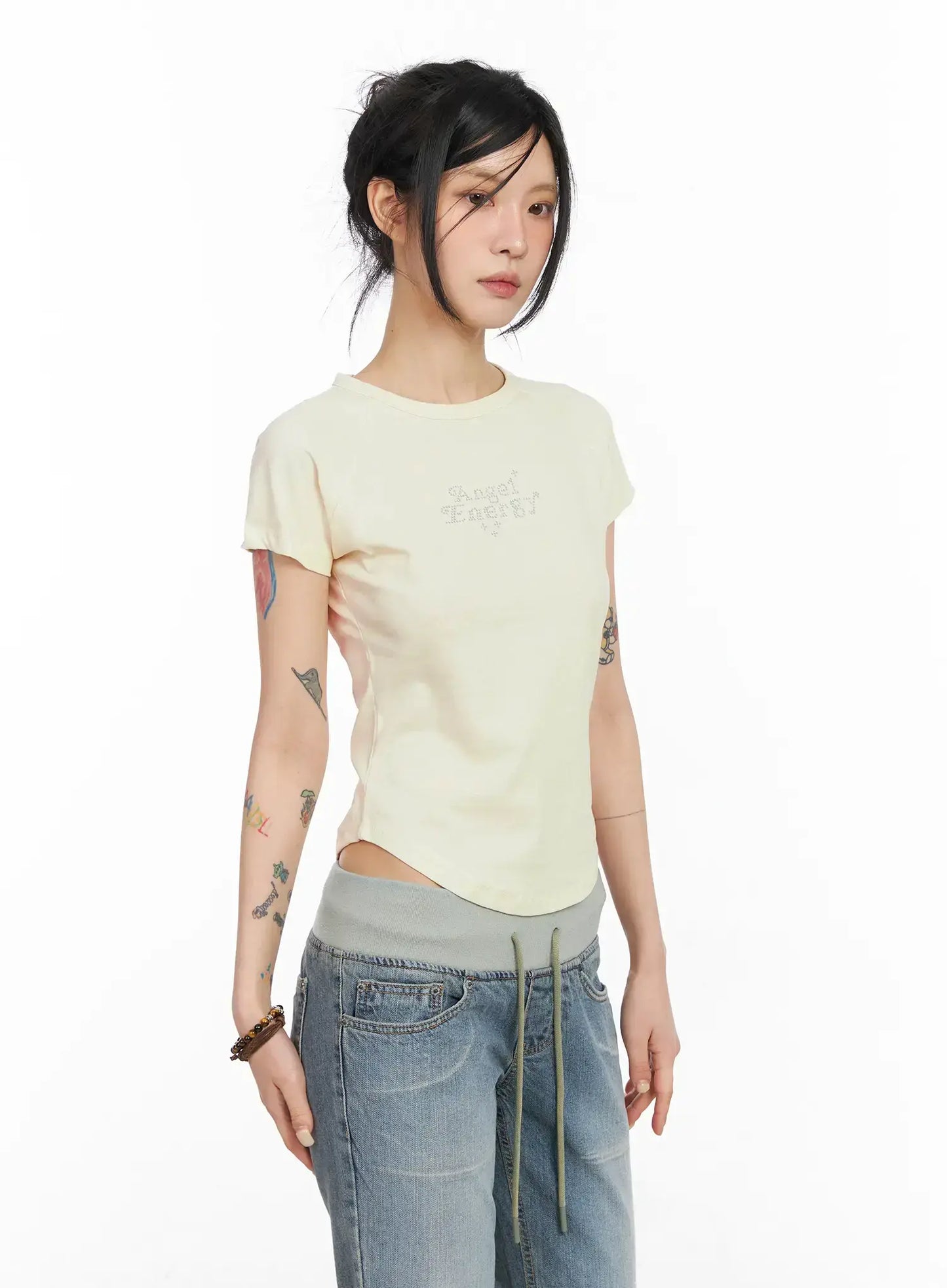 Angelic Rhinestone T-Shirt CM517