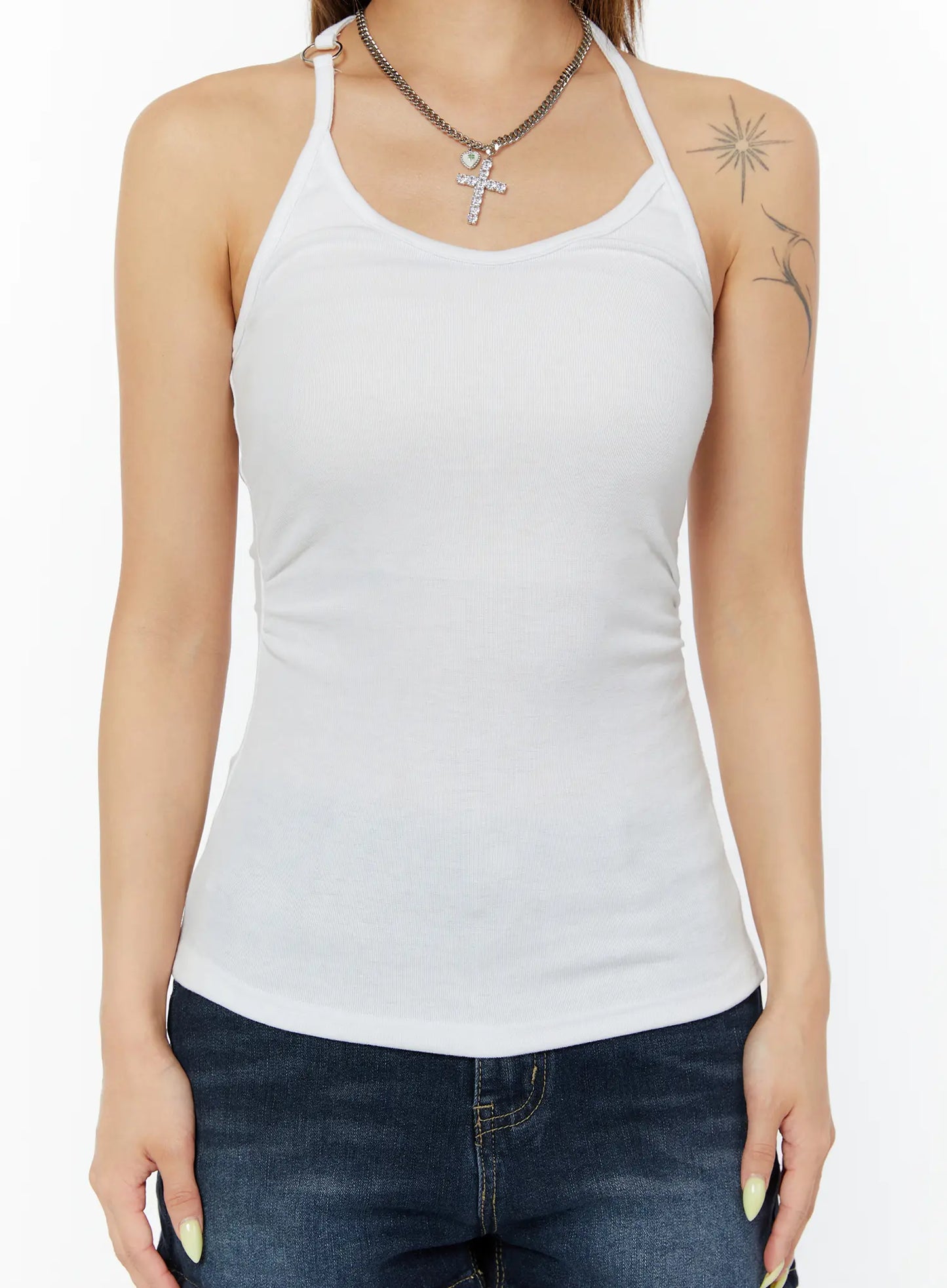 Basic Halter Neck Cami Top CY520