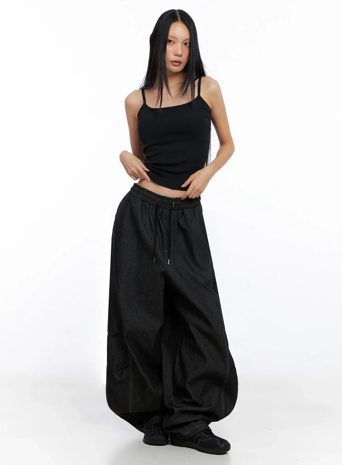 Ayra Graphic Baggy Jeans IO516