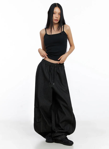 Ayra Graphic Baggy Jeans IO516