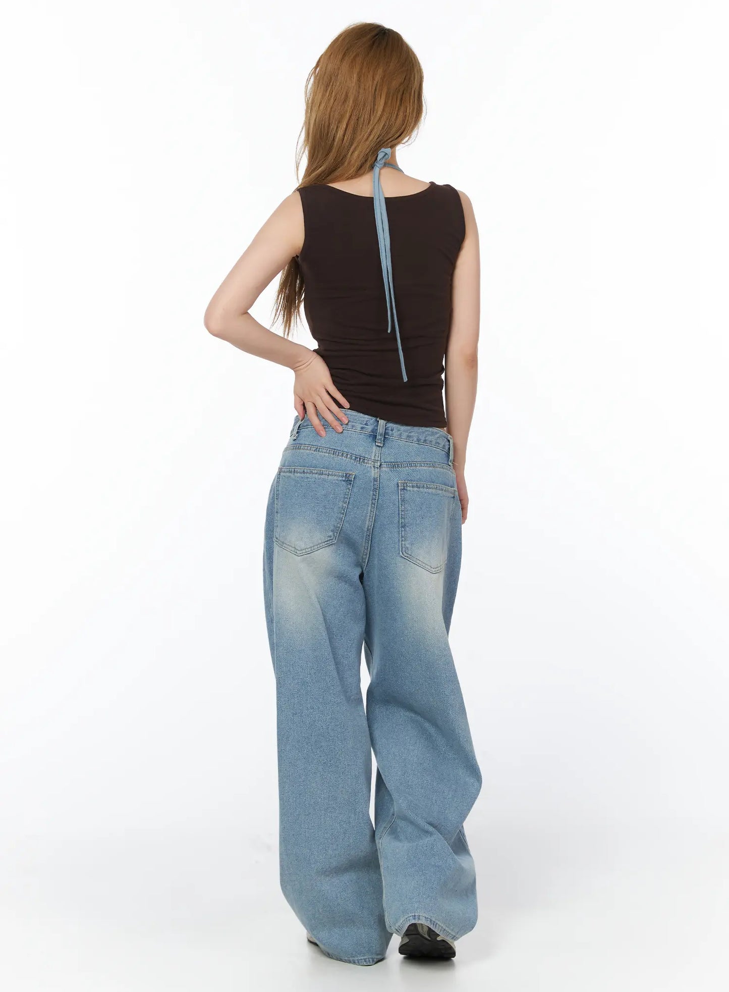 Button Detail Layered Sleeveless Top CY508
