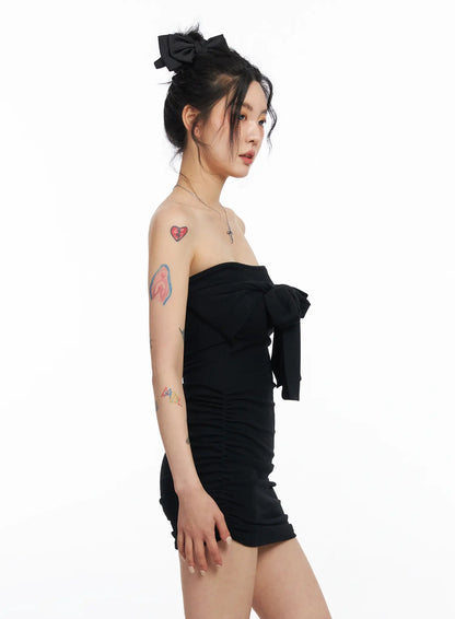 Chic Bow Tie Bodycon Dress CJ523