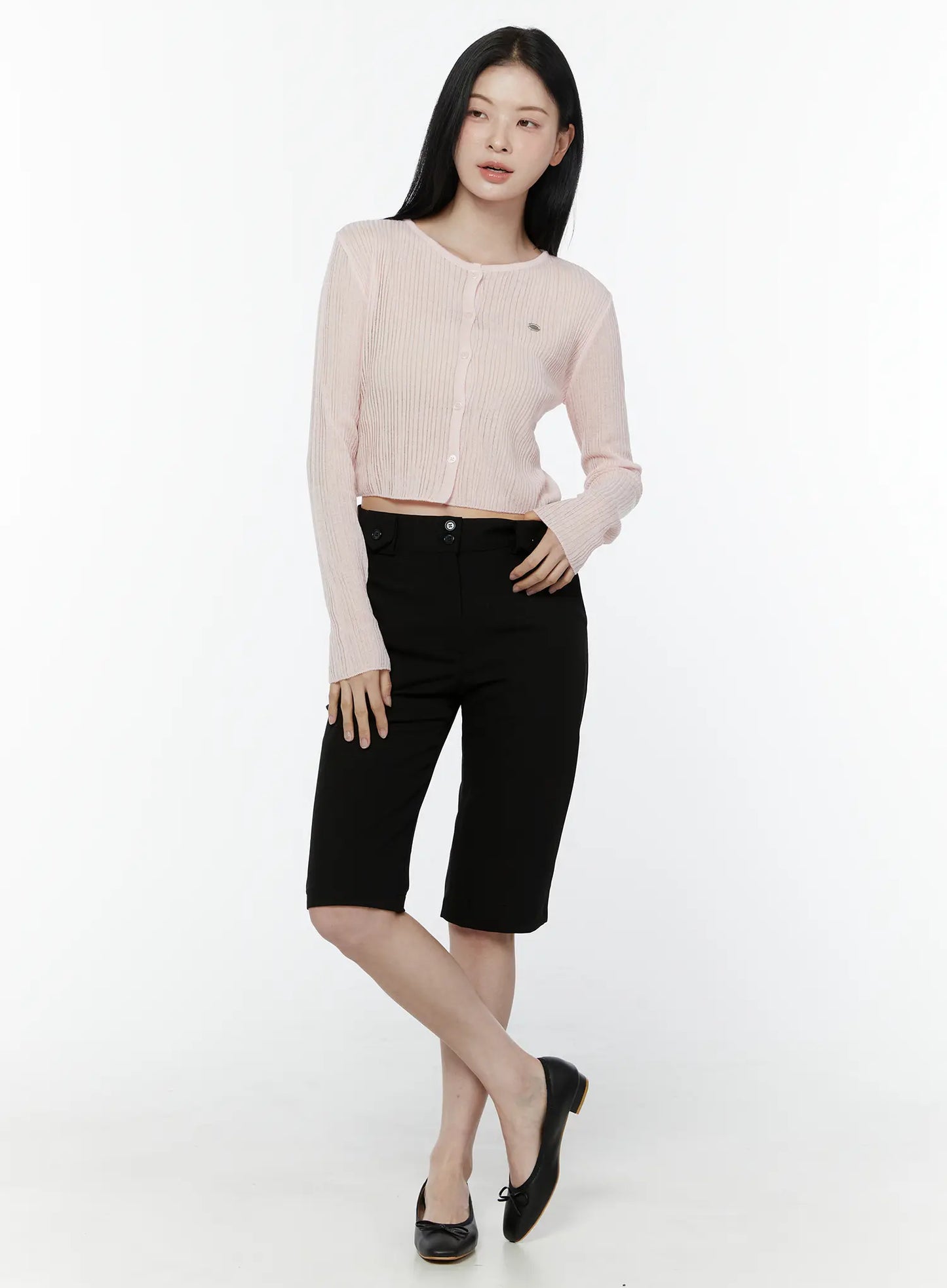 Basic Cropped Cardigan IU505