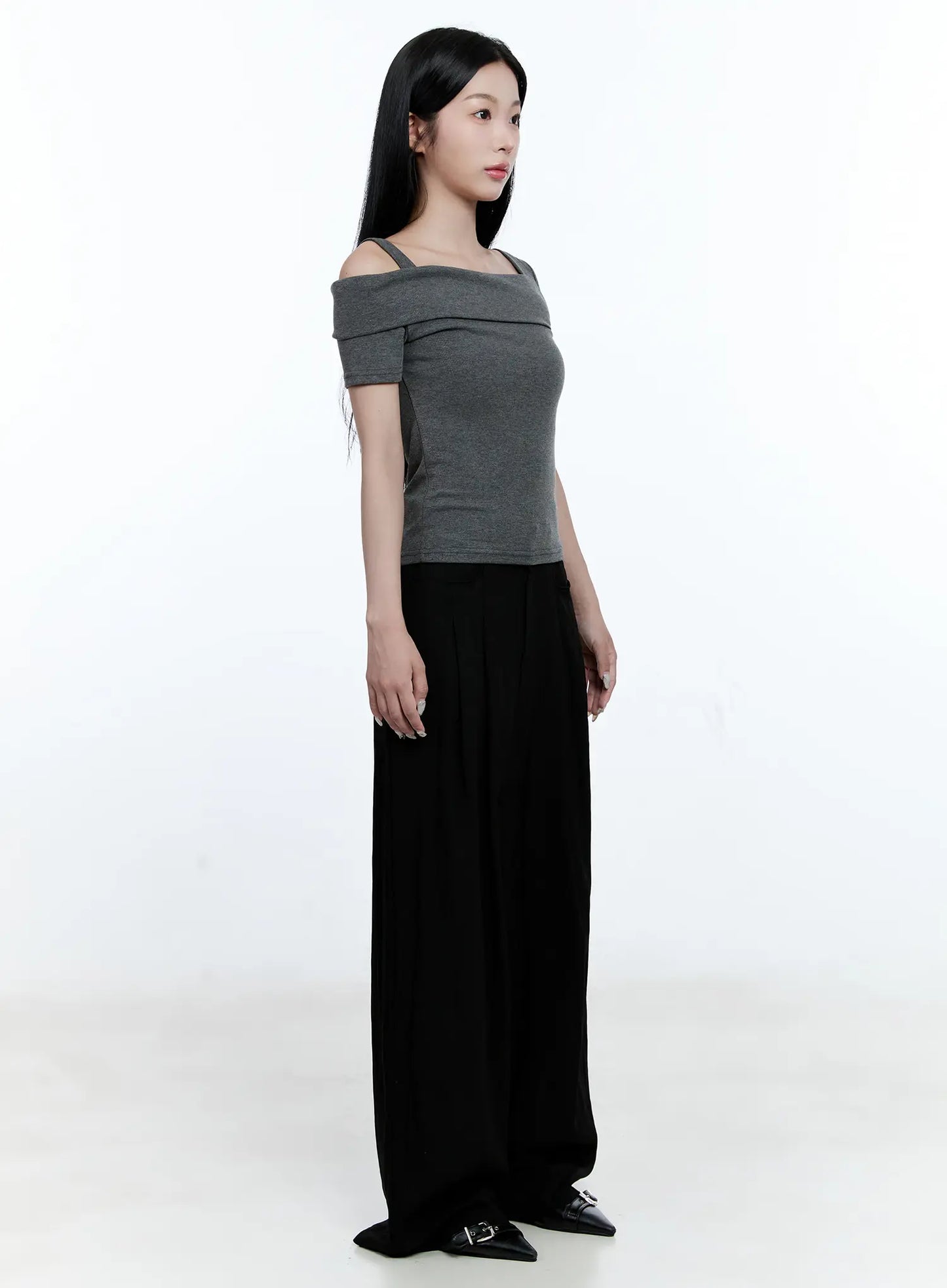 Asymmetrical One-Shoulder Top CG512