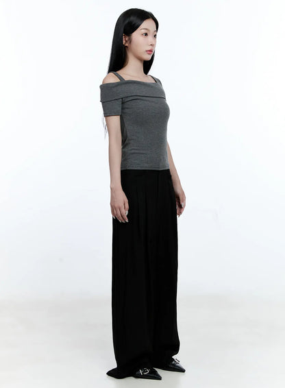 Asymmetrical One-Shoulder Top CG512