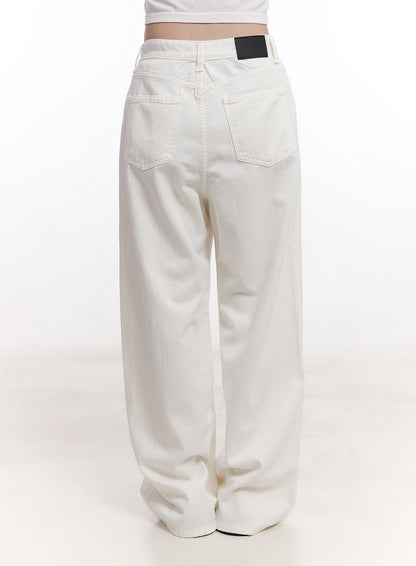 Classic Cotton Straight-Leg Pants CM527