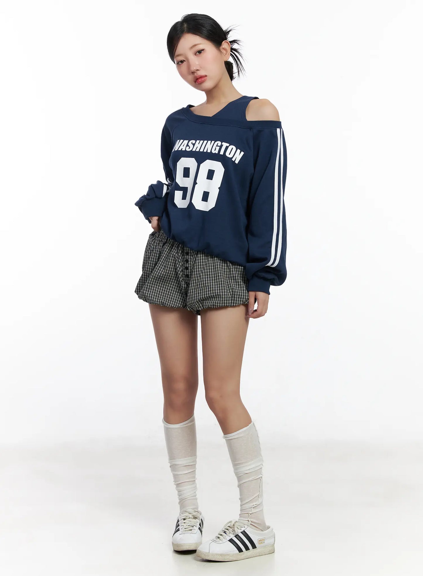 Checkered Balloon Shorts CF503