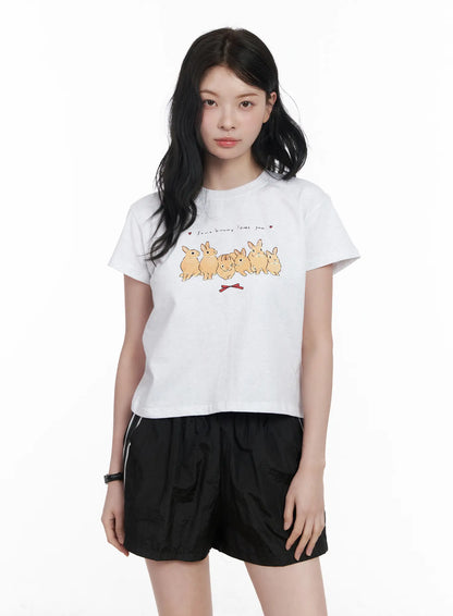 Casual Graphic Tee CA510