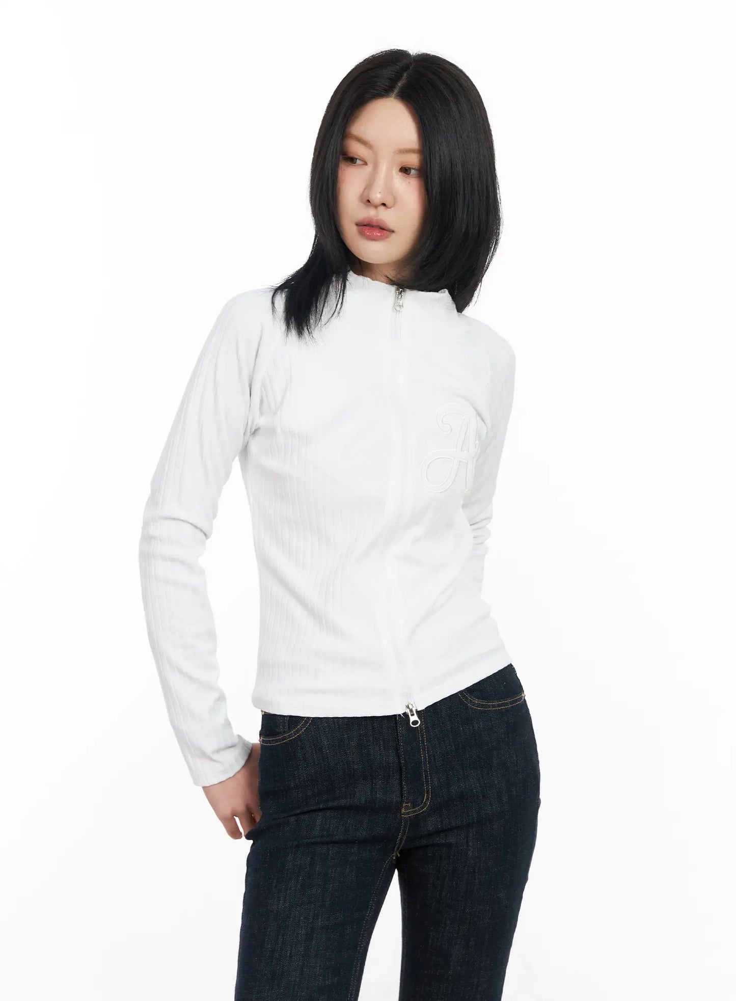 Athletic Zip-Up Track Jacket CF526