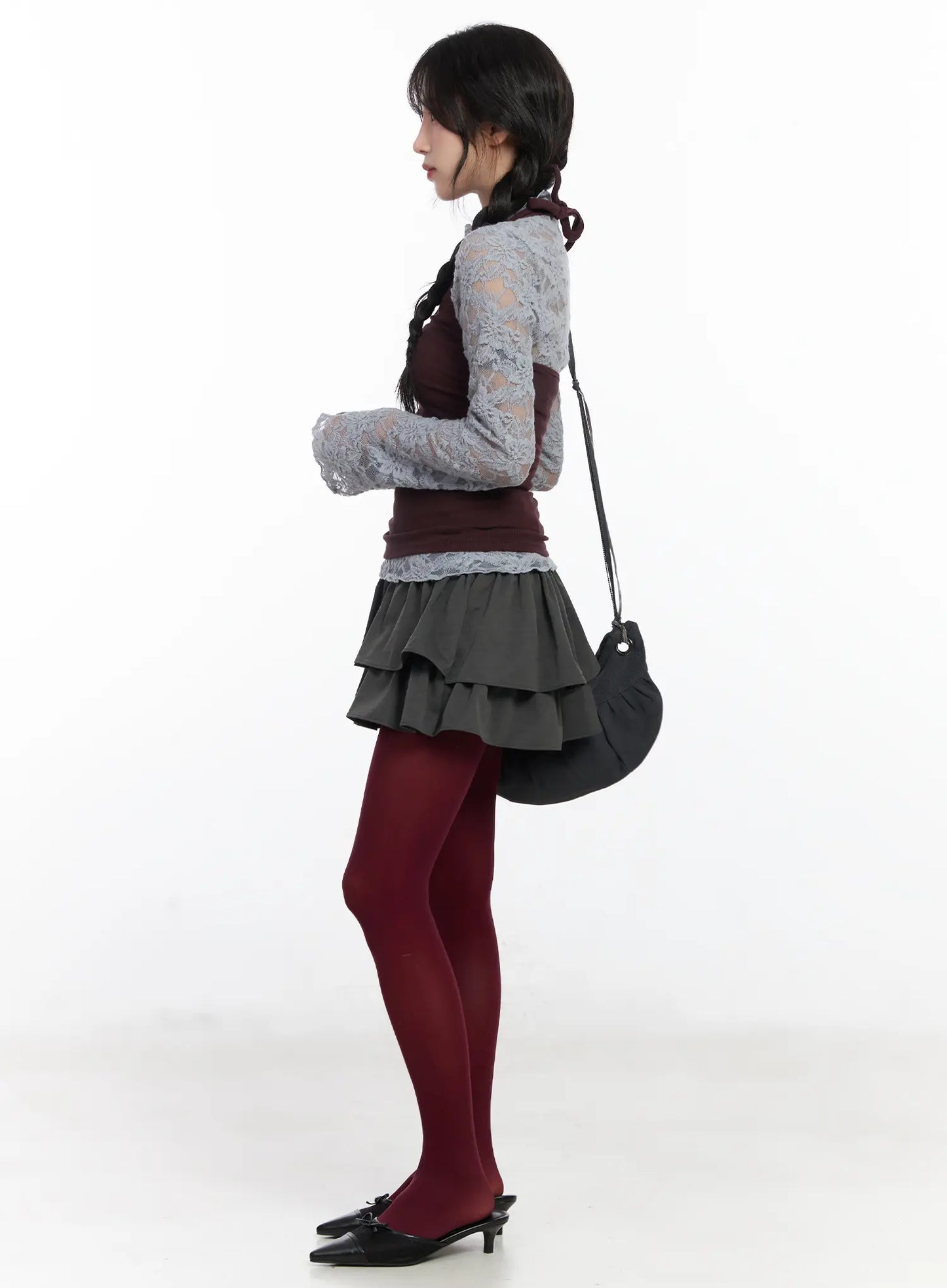 Chic Ruffled Layered Mini Skirt CJ526
