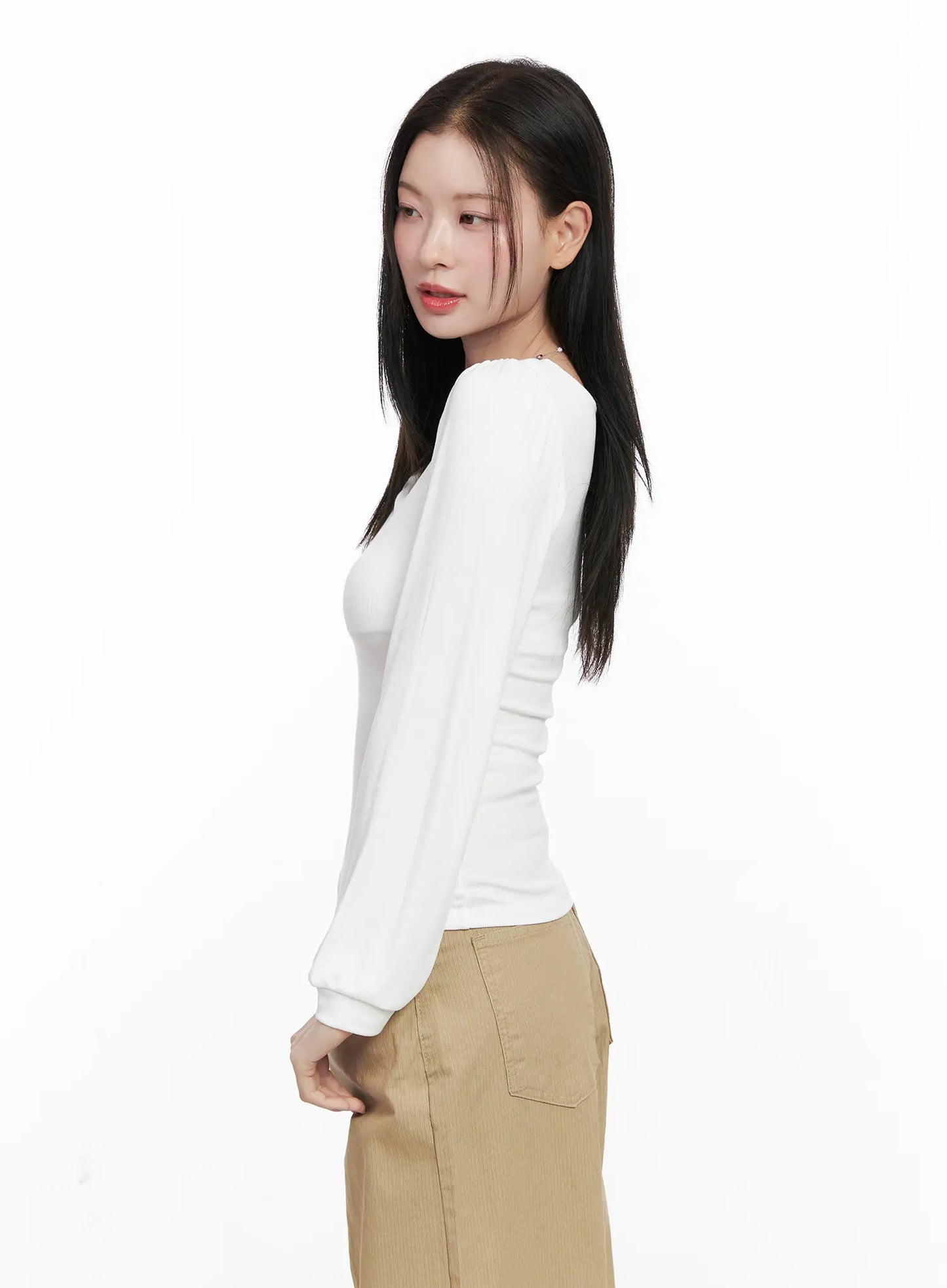 Basic Square Neck Long Sleeve CO531