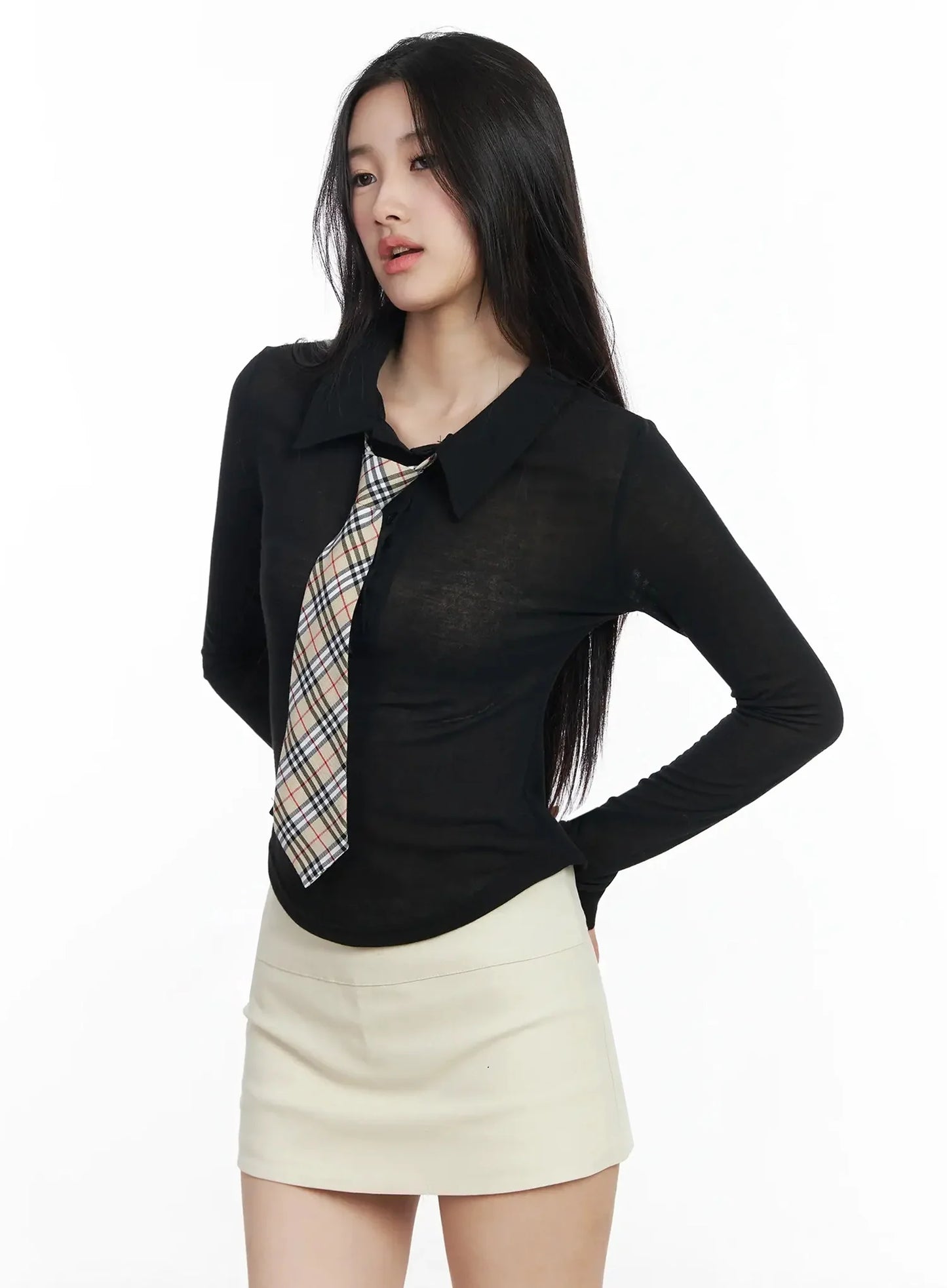 Classic Checkered Tie IF505